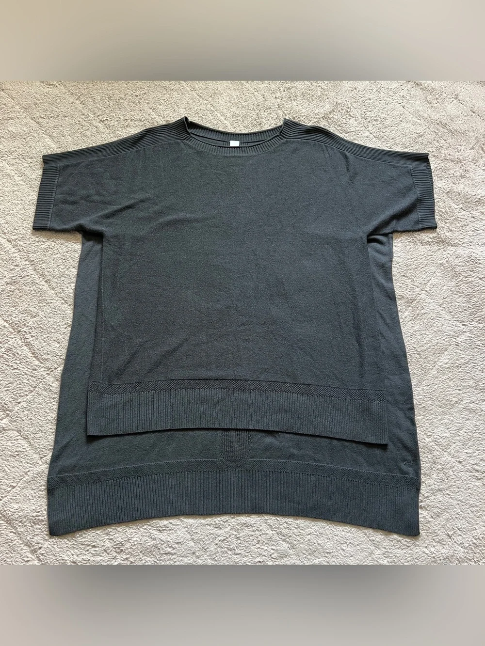 Lululemon Athletic Be At Ease Poncho High-Low Hem Preppy Minimalist Capsule OS